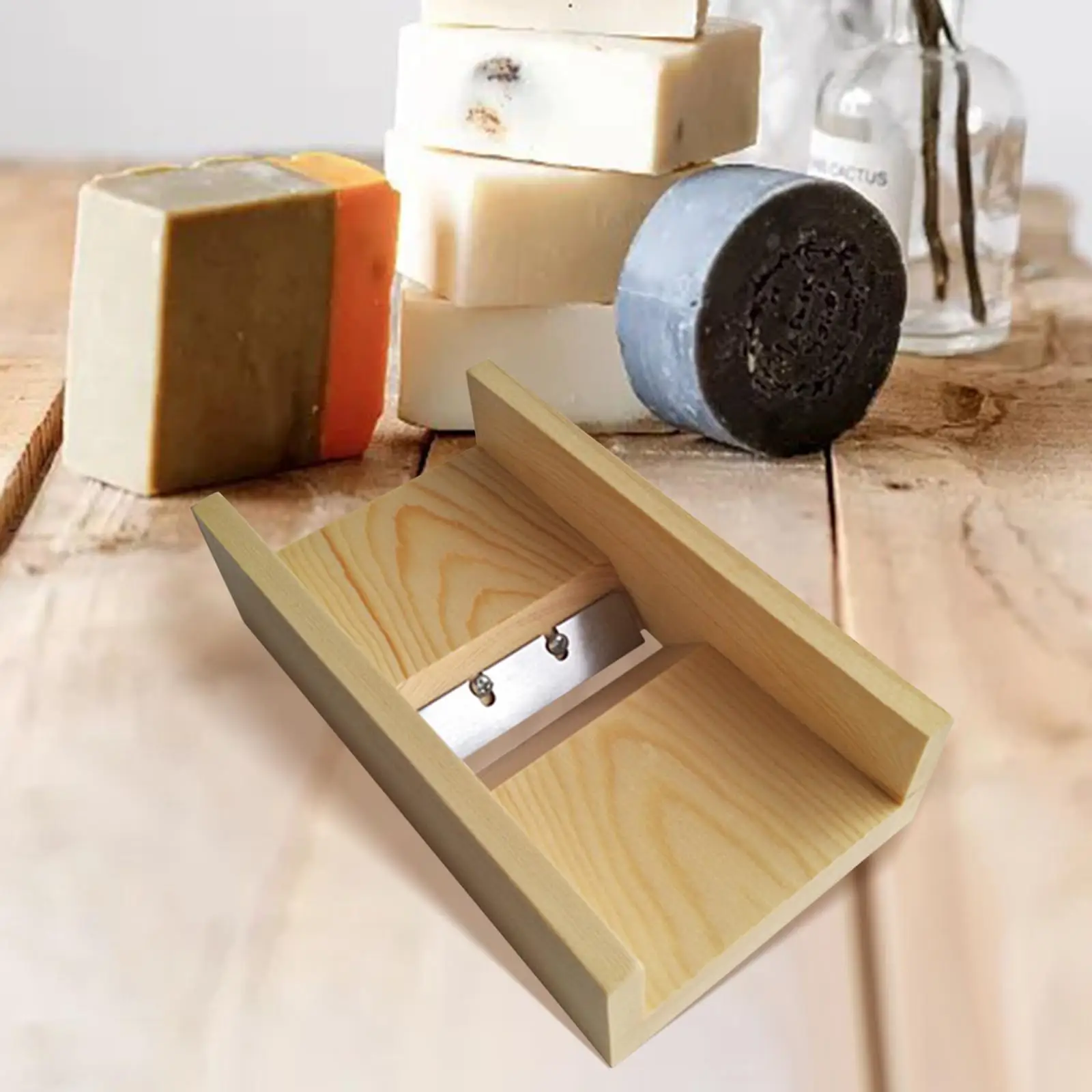 調整可能な木製石鹸カッターモールド-diy-ハンドツール-手作り石鹸トリミング用-キャンドルモールド切断用