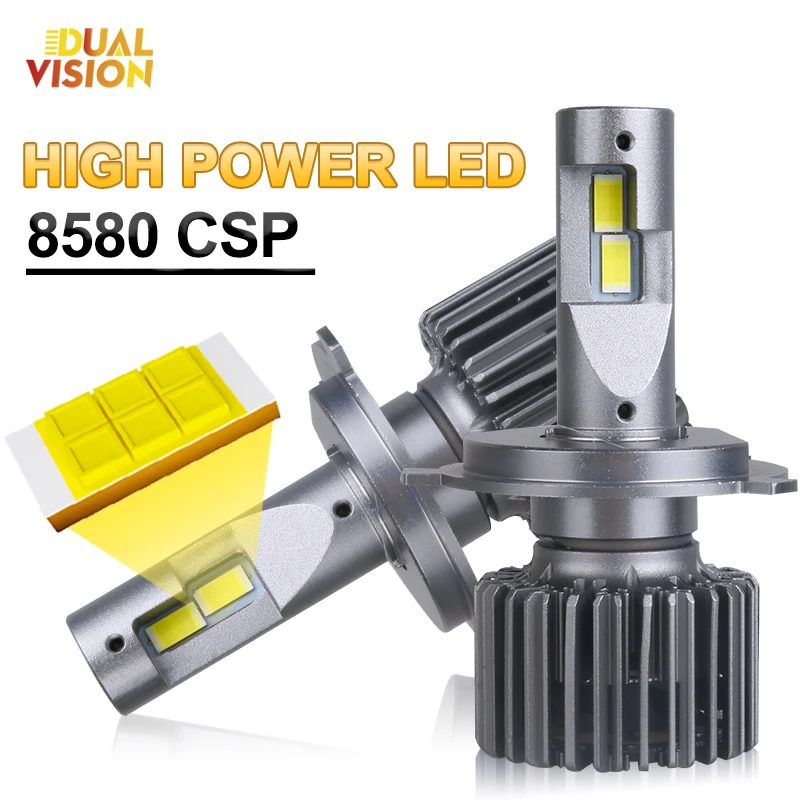 

Dualvision H4 H11 LED Canbus 30000LM 300W Car Headlight Bulbs H8 H9 High Power 8580 CSP Mini Turbo Auto Headlamp 6000K White 12V