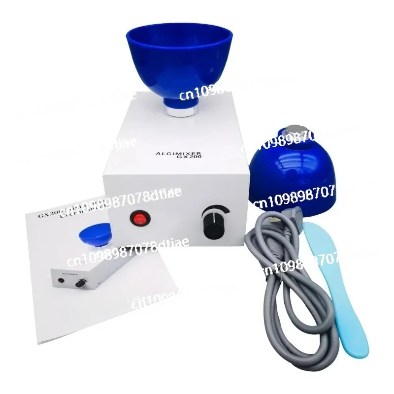 

Автоматический стоматологический смеситель для алгинатов, смесительная машина для камней, пластырей с 2 мисками GX200, контроль скорости, 300 об/мин