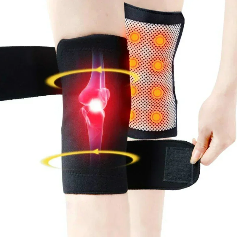 1 Pair Tourmaline Self Heating Knee Pads Magnetic Therapy Kneepad Arthritis Brace Support Warm Orotector Knee Protector Pads