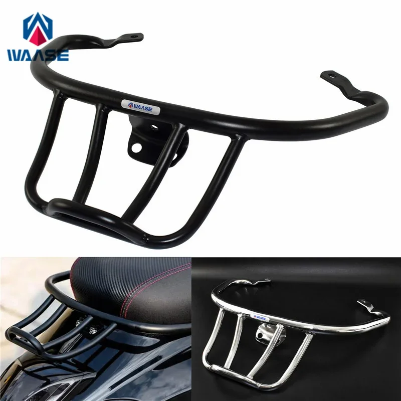 WAASE For Vespa Primavera 125 150 2014 2015 2016 2017 2018 2019 2020-2023 Rear Luggage Rack Carrier Case Support Holder Bracket