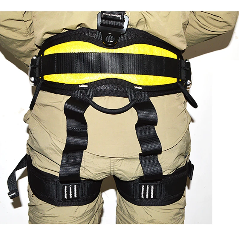 Safety Harness Lower Body Strap Climbing Belt Equipment Downhill Aerial Work Outdoor Expansion Rappelling Mountaineering Protect