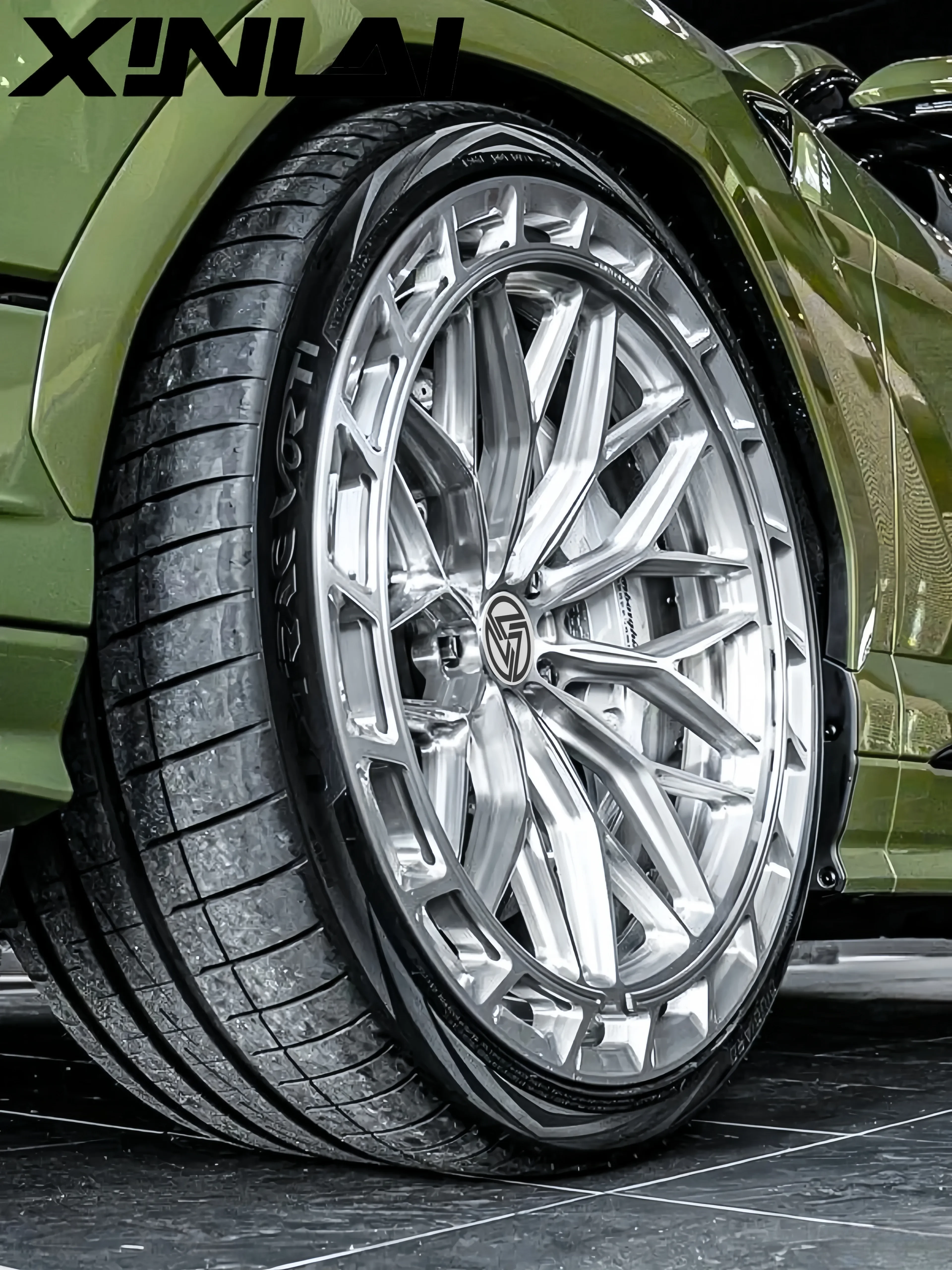 

XINLCustom Deep Concave Forged Wheels Custom High Grade Light Weight Silver Passenger Car Wheel 5x114.3 for Benz Adui