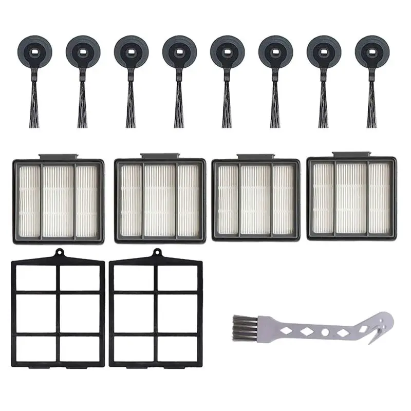 LICE-HEPA Filter Side Brush Cleaning Tools For Shark Robot R85 RV850 RV850BRN RV850WV S87 RV851WV RV700 N RV720 N RV750 N