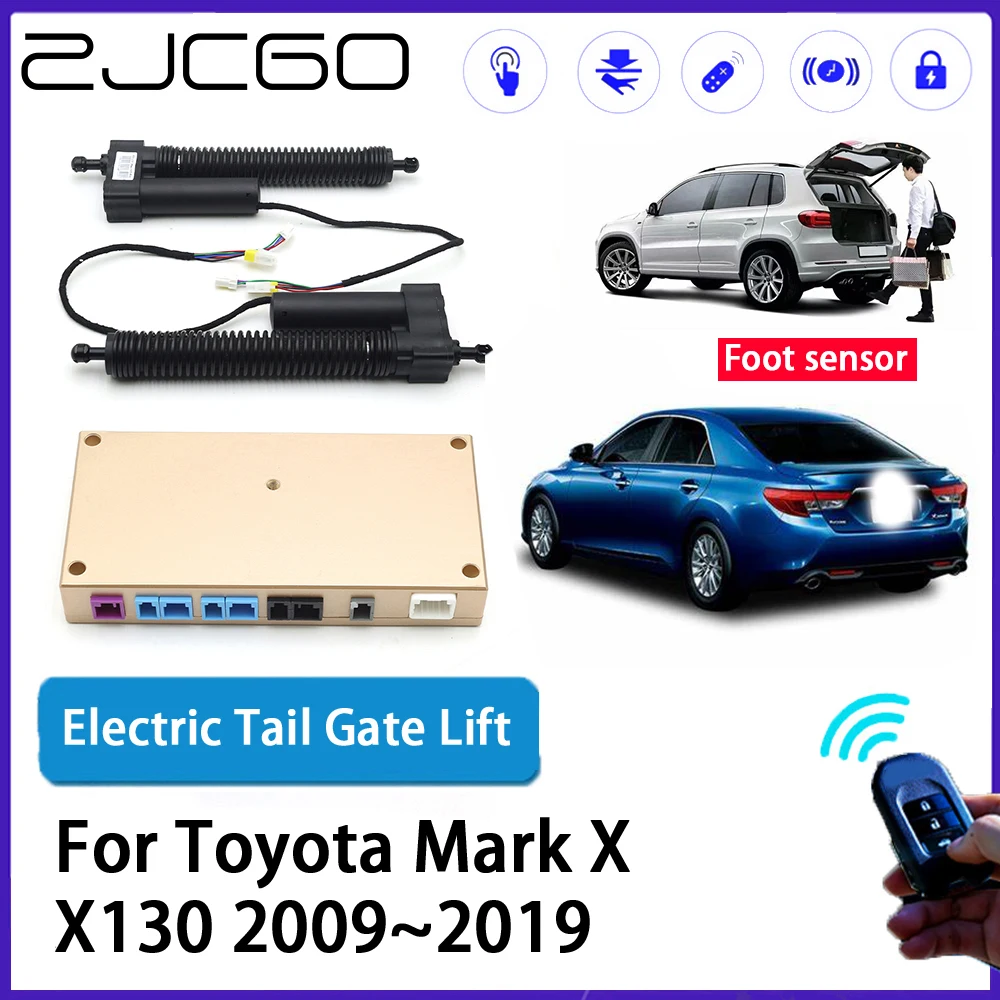 

ZJCGO Car Auto Trunk intelligent Electric Tail Gate Lift Automatic Tailgate Opener for Toyota Mark X X130 2009~2019