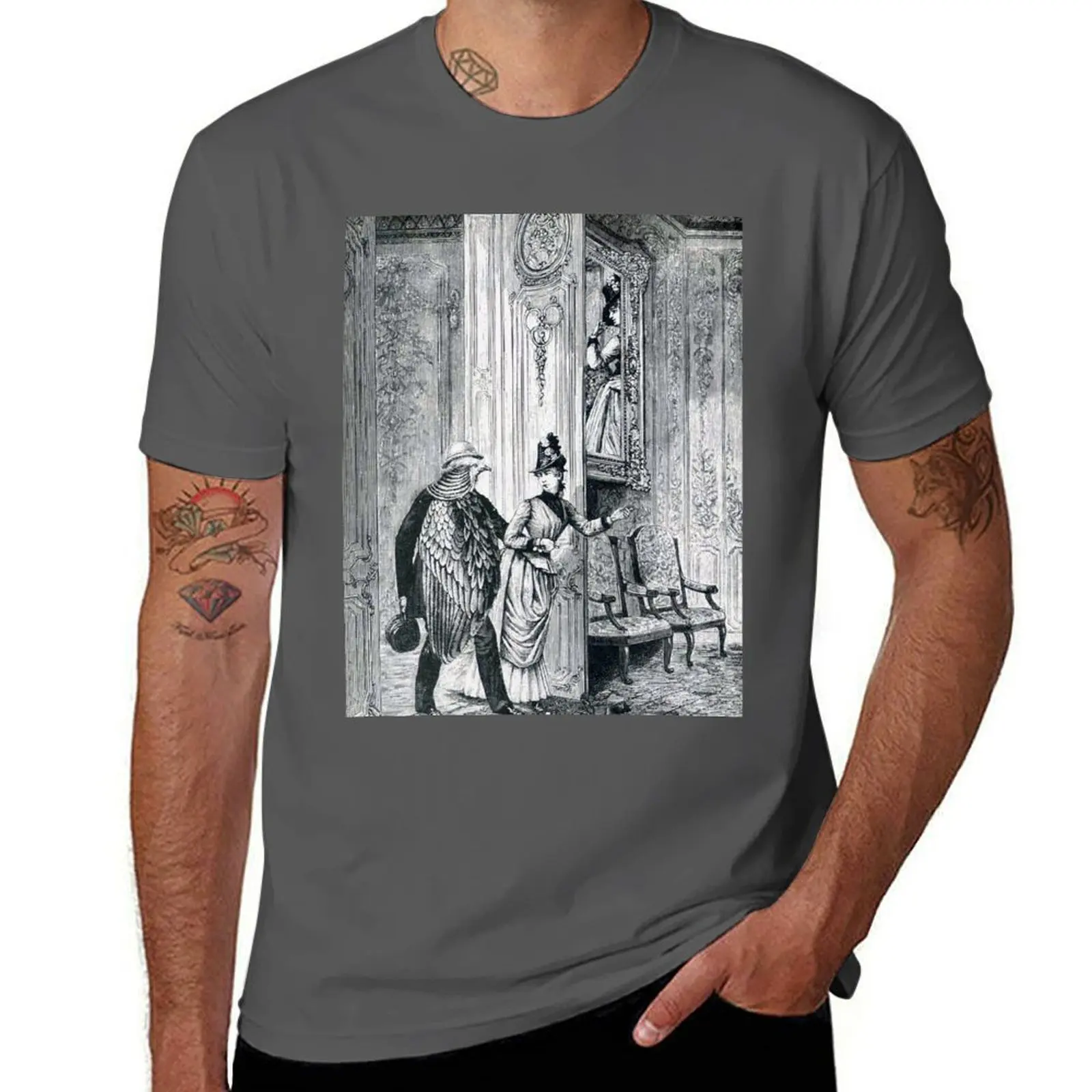 

Week of Kindness - Bird Man and Woman, Max Ernst T-Shirt cotton t shirt man t shirts with prints T-Shirt