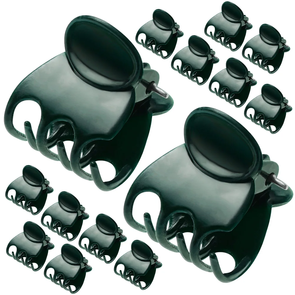 

60Pcs Plant Support Clamps Plastic Vine Clips Strong Stem Holders for Garden Plant Climbing Vegetable Flower Orchid Support