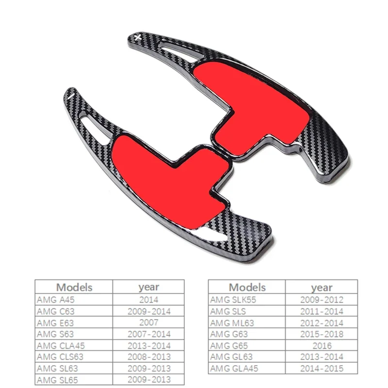 For Mercedes-Benz AMG steering wheel paddle shift C63 E43 A45 C65 G63 G65 GLA45 SLK55 CLS63 SL65 GL63 ML63 E63 S63 accessories 2