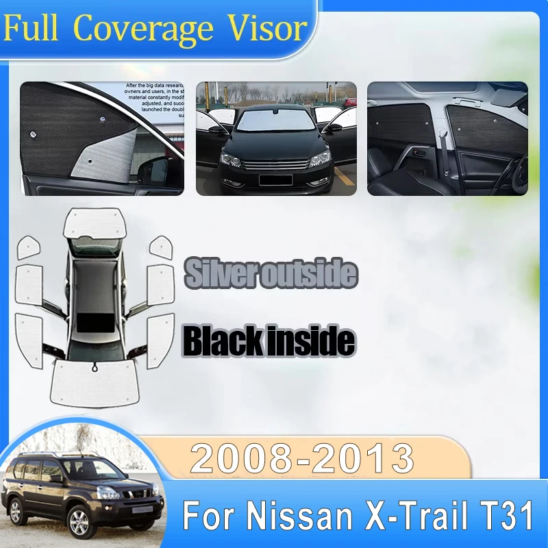 

Window Sunshade For Nissan X-Trail Accessories 2008-2013 T31 Auto Sunshade Windshield Privacy Shading Car Accessories Auto Part