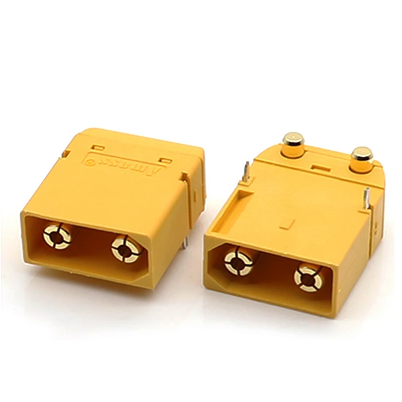 

1PCS XT90PW Horizontal PCB Plug Male Female Connector For RC Drone Aircraft Lipo Battery Controller Charging Interface