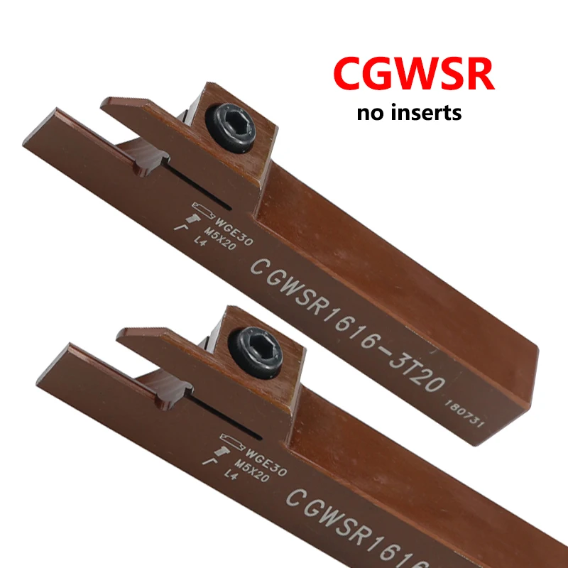

OYYU CGWSR1616-2T20 CGWSR1616-3T20 Spring Steel External Grooving Tools Holder CNC CGWSR1616 2T20 3T20 CGWSR 1616 16mm