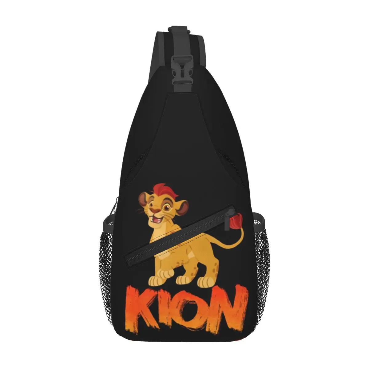 Lion Guard Kion Chest Bag Men Sling Crossbody Backpack Chest Bag Traveling Hiking Daypack Shoulder Bag