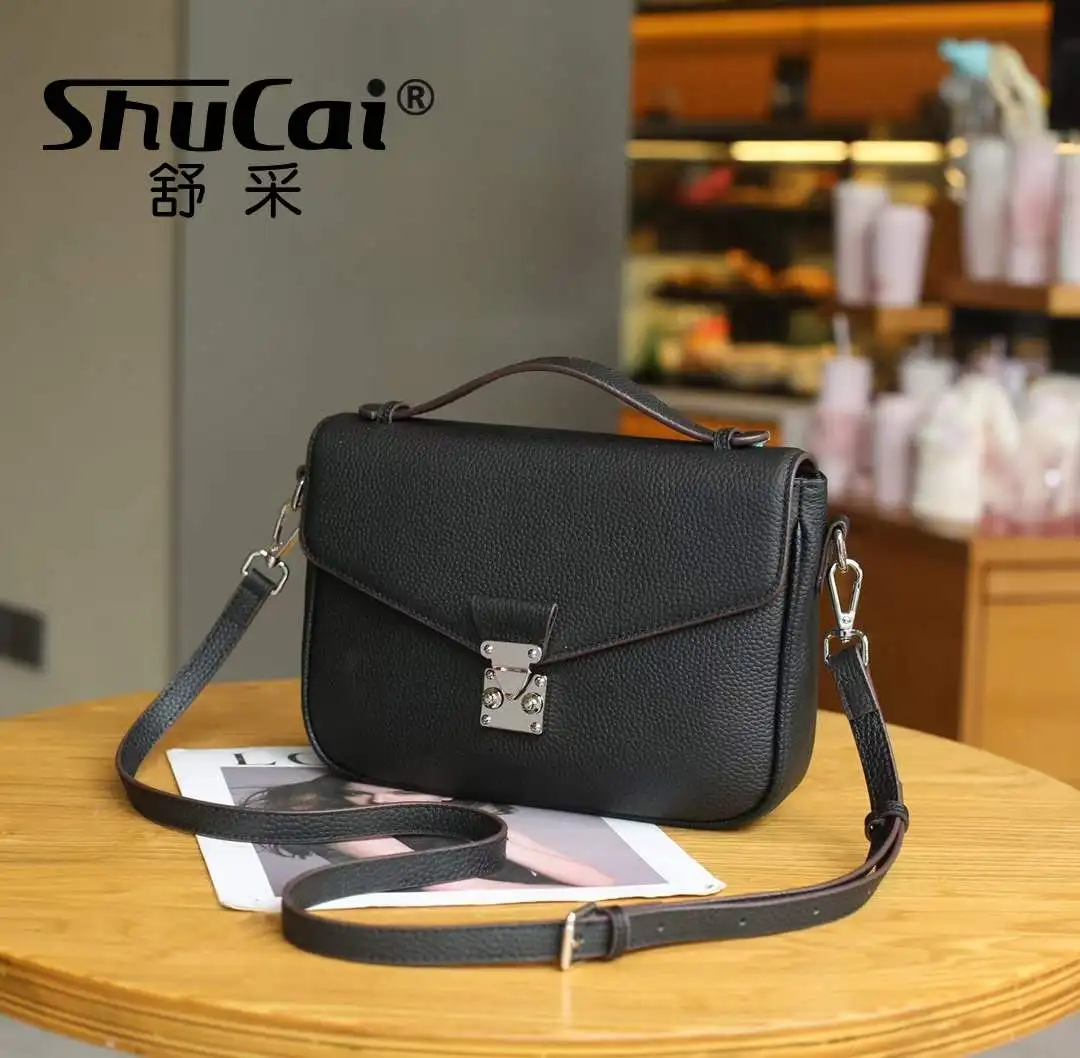 Genuine Leather Luxury Women’s Bags Fashion Vintage Bag Shoulder Retro Crossbody Small Square Youth Handbag Woman