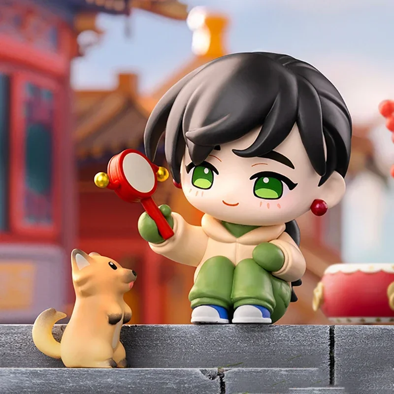 POP MART Under One Person Folk Serie personalizzata Scatola cieca Giocattoli Scatola misteriosa Guess Bag Doll Cute Anime Figure Collezione desktop