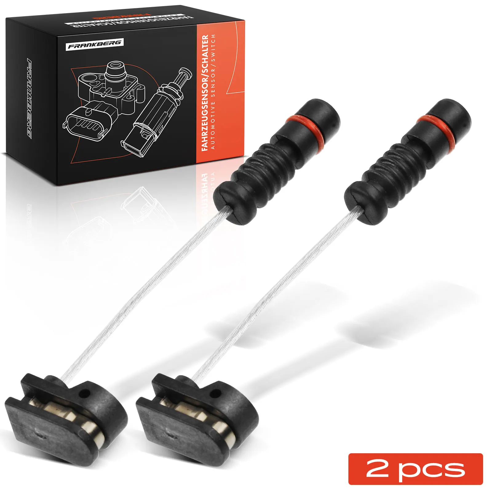 Frankberg 2x Waarschuwing Contact Remvoering Slijtage Vooras Voor Mercedes-Benz W202 C208 W210 R170 FWI287 A2105401117 2105401117