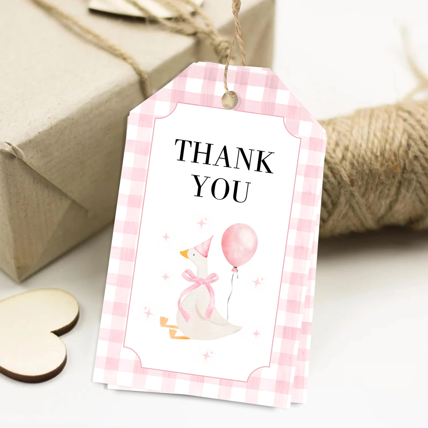 Rosa-blaue Seiden-Gänsefeder-Geburtstagsdeko-Banner, Tischdecken, Geschenkverpackungen und Etiketten für Babypartys und Geburtstagsfeiern – Detail 6