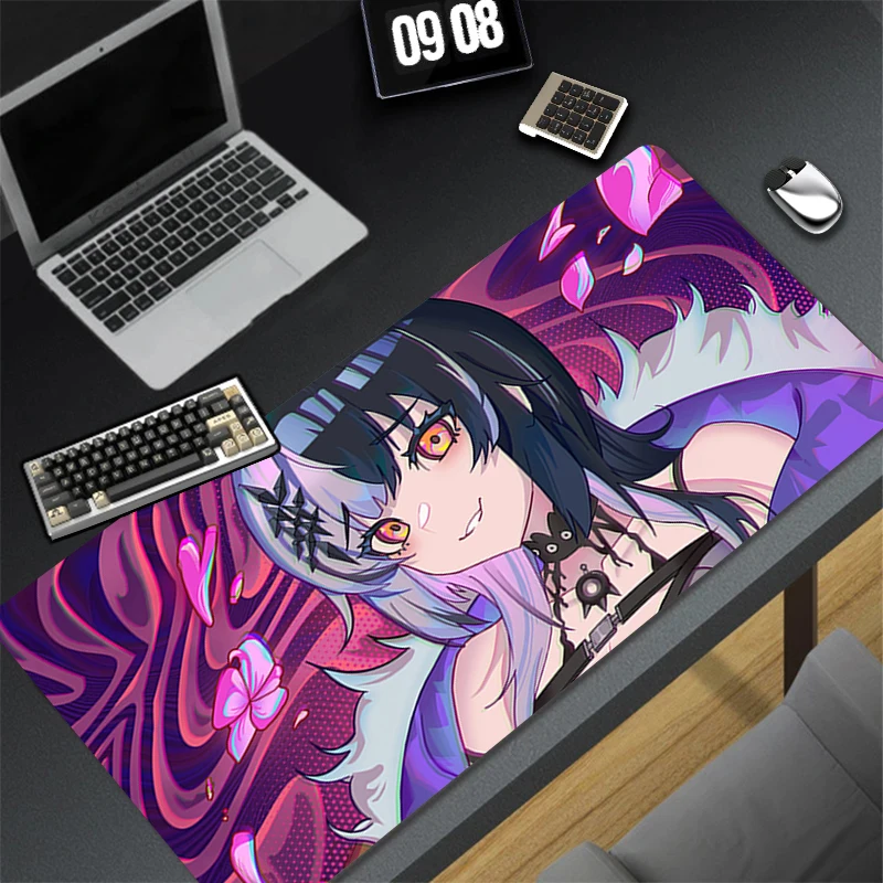 Mousepad Computer Gaming Accessories Keyboard Pad Office PC Rubber Mouse Pad Decoracion Hololive Shiori Novella Desk Mouse Mat