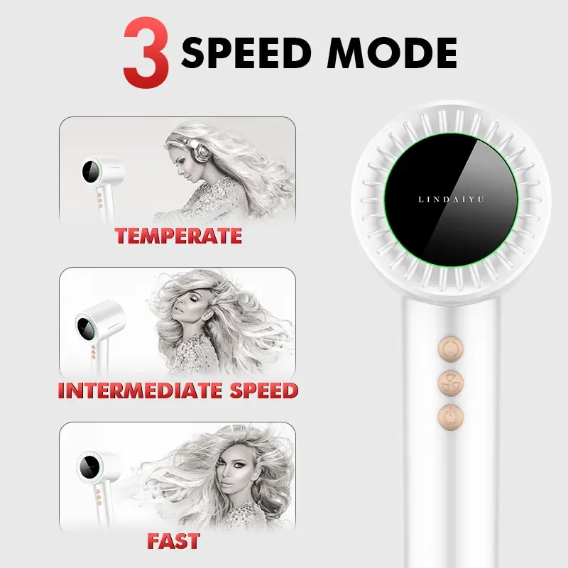 أفضل بيع المهنية المنزلية حبالي مجفف الشعر الأيونية عالية السرعة مجفف للنفخ للشعر المجعد والمستقيم للاستخدام في الفندق