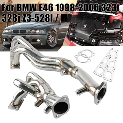 Stainless Steel Exhaust short  Header for BMW M52  (1994-2002) | E36 E46 320i 323i E39 520i 523i 528i Z3 2.0-2.8L | E38 728i