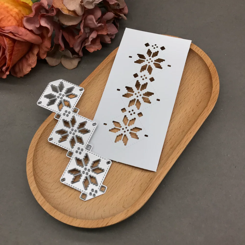 

1pcs metal cutting dies cut die mold Snowflake decorations Scrapbook paper craft blade punch stencils dies
