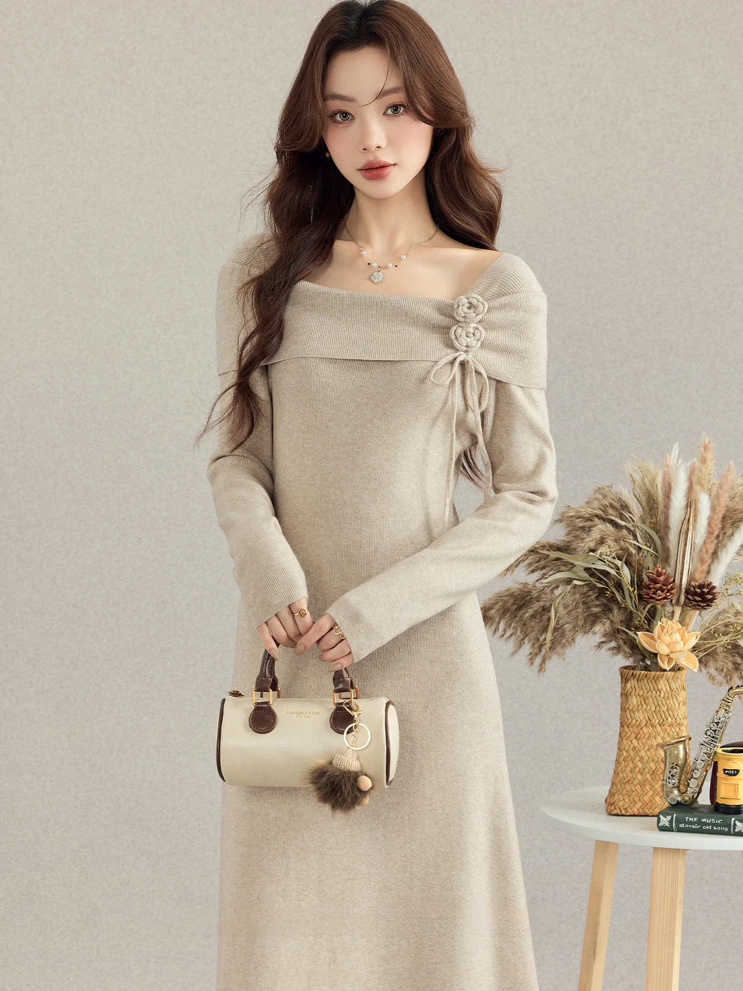 Slim Fit Knitted On…