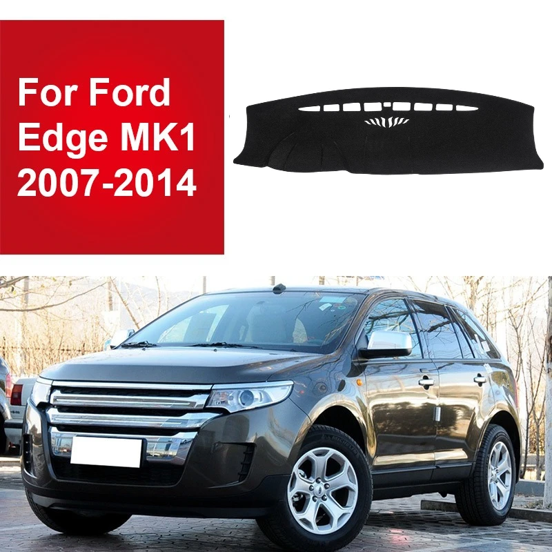 CNZKO Suede Dashboard Cover For FordEdge MK12007-2014 Dashboard Cover Mat Non-Slip Dash Mat Car Interior Accessories