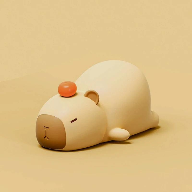 

Ночник с капибарой, затемнение с сенсорным управлением, зарядка и синхронизация, для домашнего декора, идеальный выбор подарка