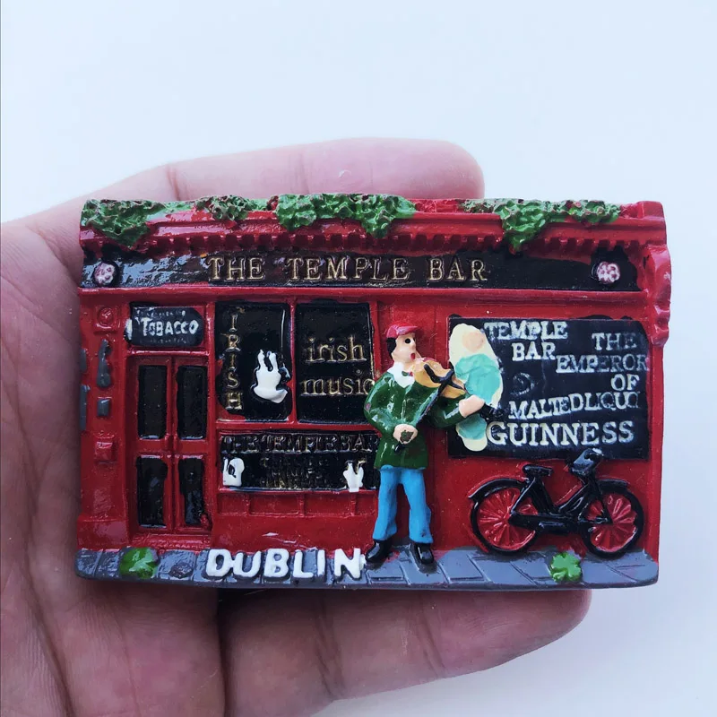 

Fridge Magnet Dublin Personalized Creative Crafts Cultural Landscape Decoration Message Stickers Tourism Souvenirs