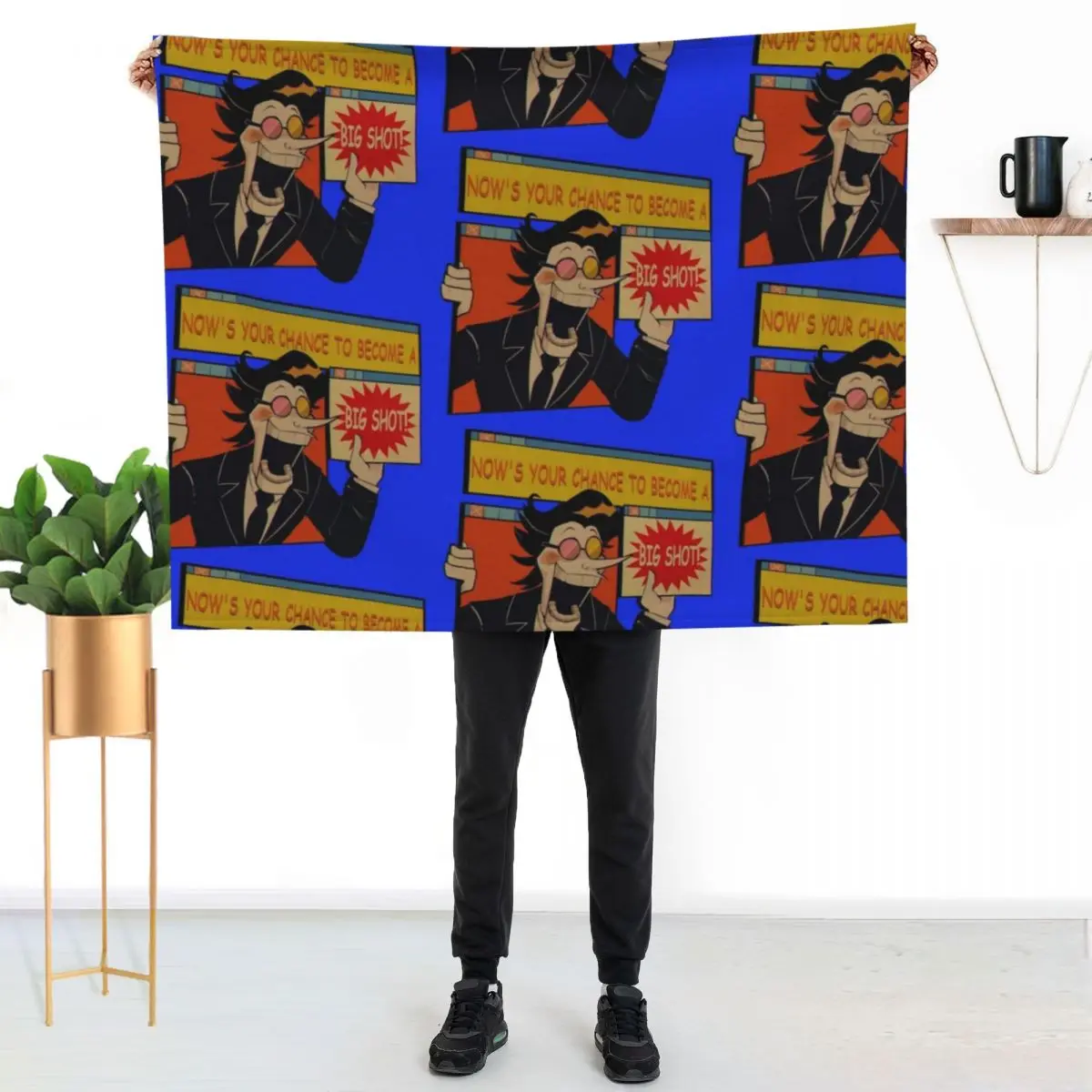 

Big Shot Throw Blanket Cozy Home Blanket Gift for Christmas Holiday
