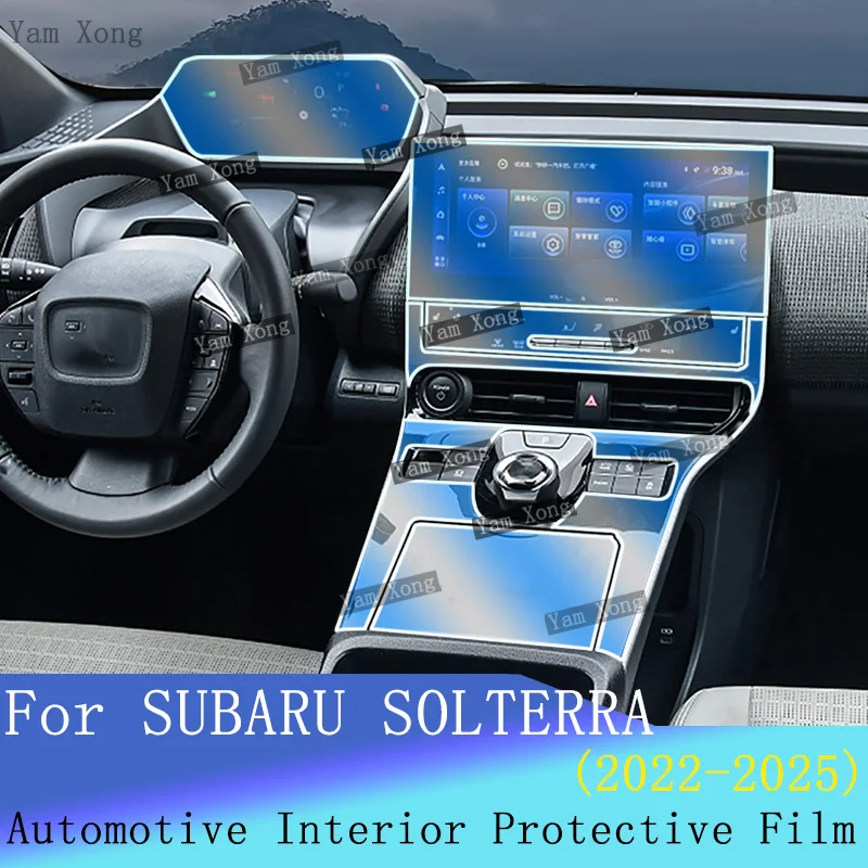 

Auto navigation protective Film For SUBARU SOLTERRA 2022-2025 Full set interior Film Center Console Transparent Armored Sticker