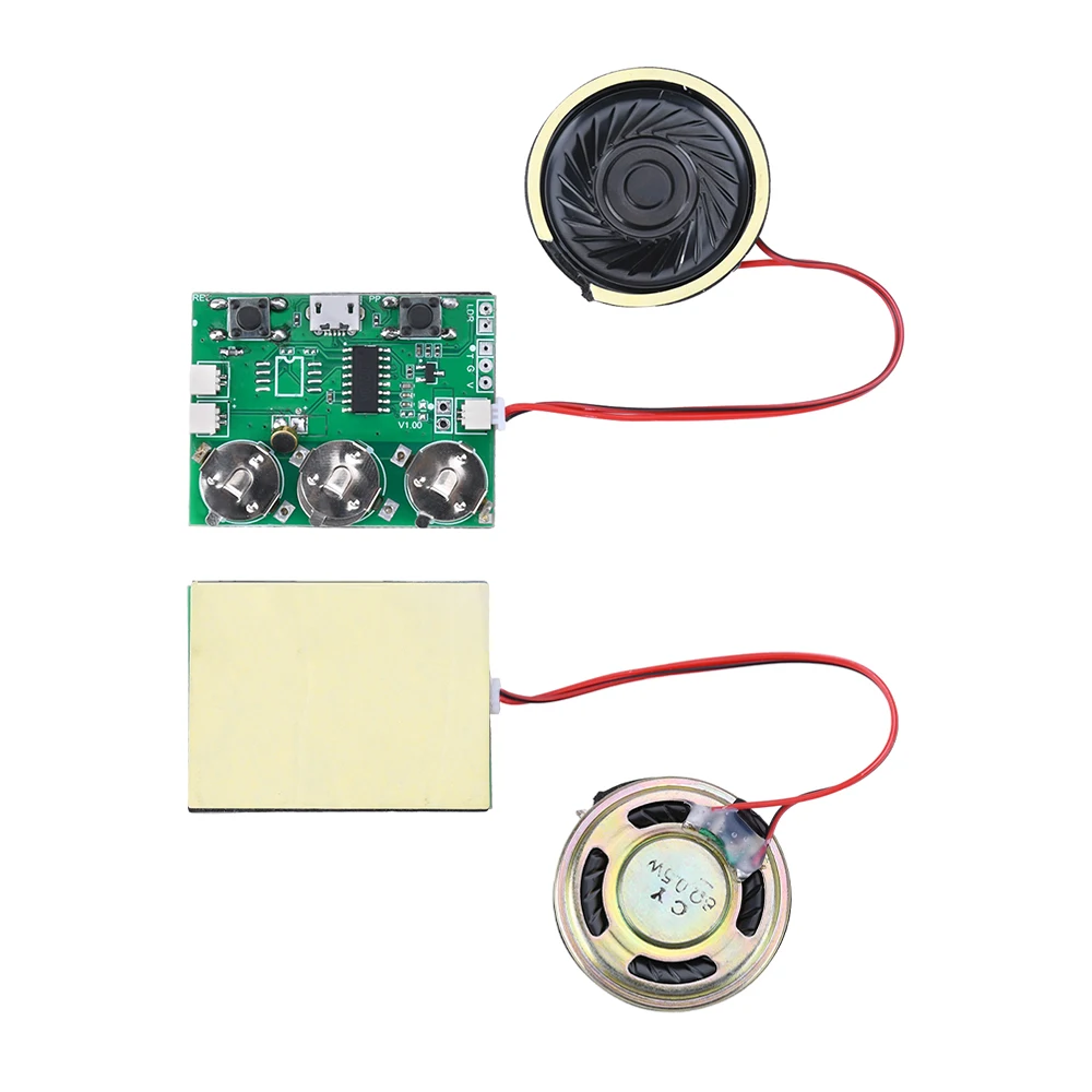 Recording USB Audio Storage Playback Board Music Recordable Card Voice Sound Chip DIY Sound Module MP3 Playback Board