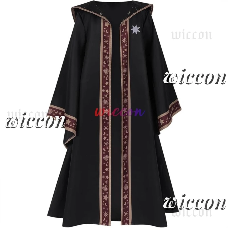 medieval-dual-wizard-costume-white-priest-and-dark-witch-robe-set-for-kids-halloween-party-school-show-cosplay