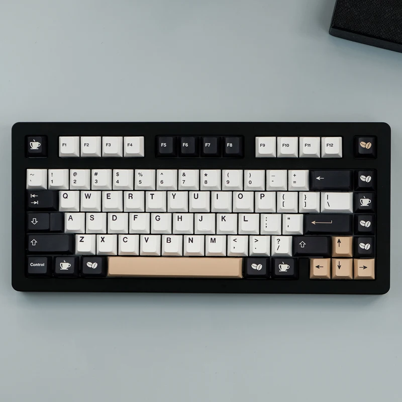 

150 клавиш GMK кофе мокко колпачки для клавиш Вишневый профиль PBT сублимационная механическая клавиатура колпачок для MX Switch 61/68/87/104/108