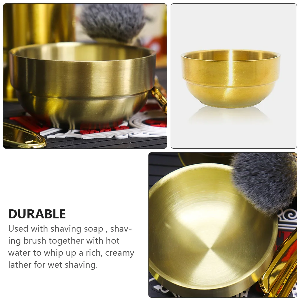 

Vintage Retro Shaving Bowl Beard Soap Cream Cup Face Cleaning Tool Shaving Mug for Men Soap