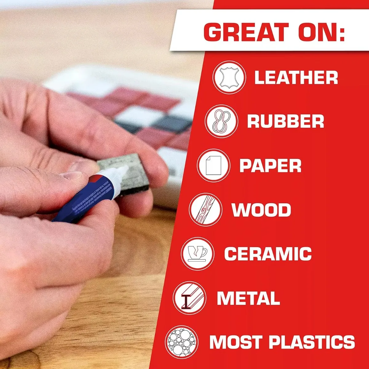 سائل لوكتايت فائق الغراء، شفاف، أنبوب أونصة سائلة 0.07 أونصة سائلة، عبوتان - فائق الغراء للبلاستيك والخشب والمعادن والحرف اليدوية والإصلاح،