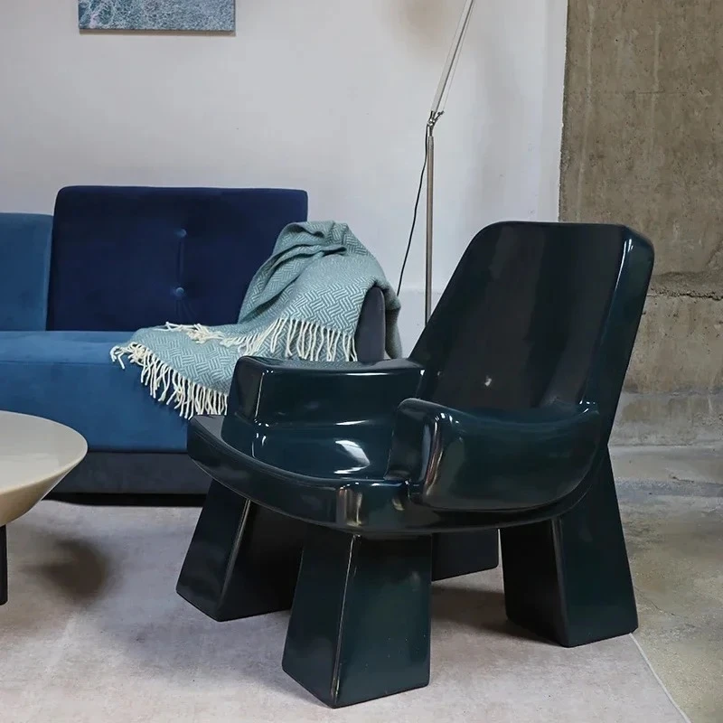 

Дизайн Открытый одноместный диван-кресло для отдыха Креативный бесшумный стиль Гостиная Балкон Украшение