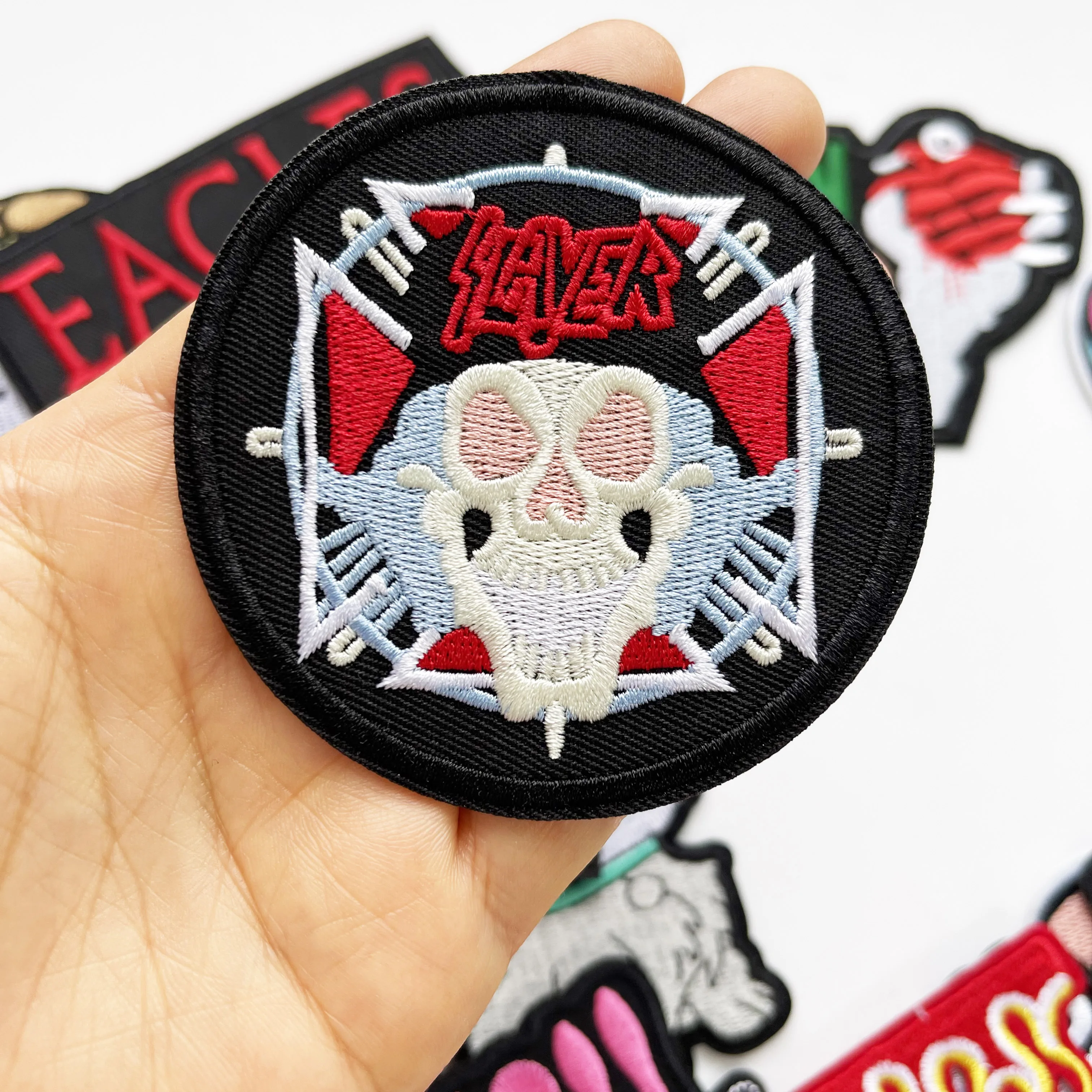 Band Rock Iron On Patches For Clothing Embroidered Music Badges Patch Punk for Clothes Jacket Jeans DIY sticker Appliques