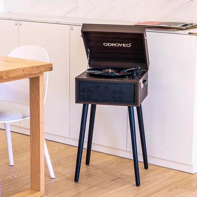 Floor-standing retro phonograph Nordic old vinyl record player