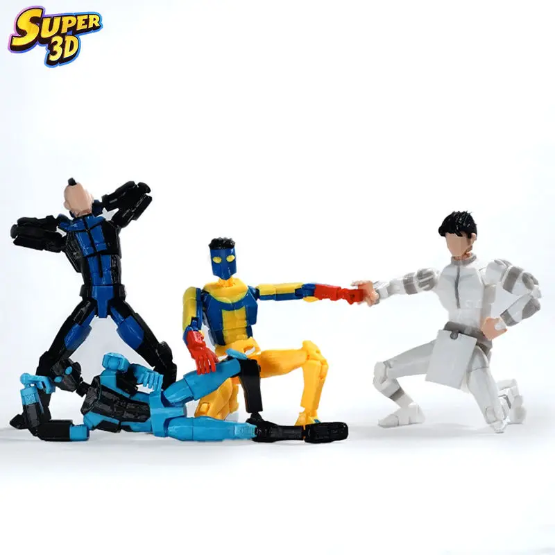 

3D-печатные фигурки из серии «Непобедимые»: коллекционные модели аниме-персонажей, супергероев, многосуставные игрушки-украшения, подарки (13 фигурок)