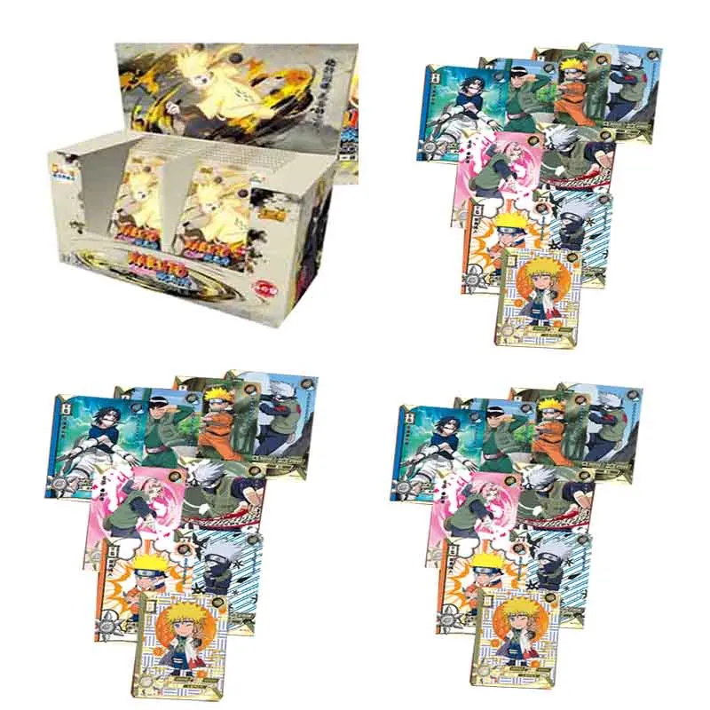 Wholesales Naruto Collection Cards Kayou Naruto Chapter Of Formation Chapter Of Fighting Anime Playing Cards Board Games