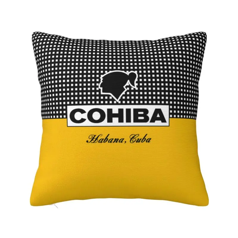 

Cuban Cohiba Pillow Case 45x45cm Decor Home Kawaii Cushions for Sofa Square Pillowcase