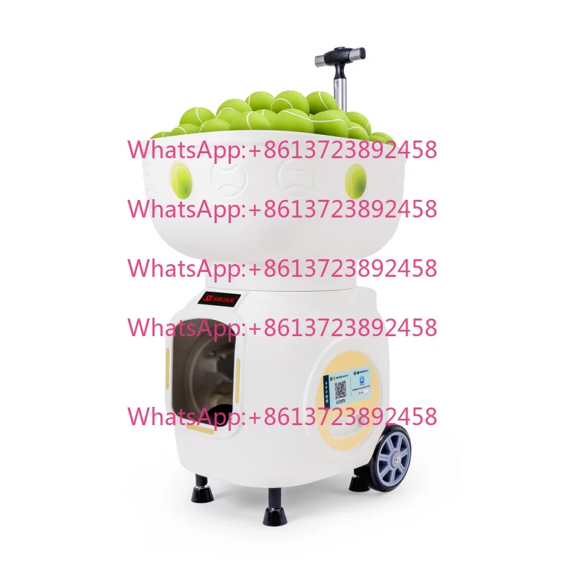 New Arrival Portable Automatic T2403A Short Distance Tennis Ball Machine Launcher for Indoor Practice Remote Control Durable ABS