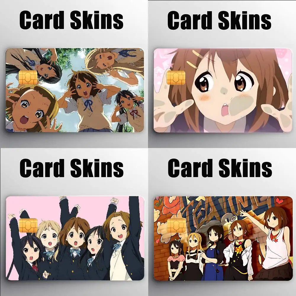 

Anime K-ON KON Colorful Credit Debit Film Skin Sticker Credit Skin Stickers For Bank Bus Metro Sticker Wat