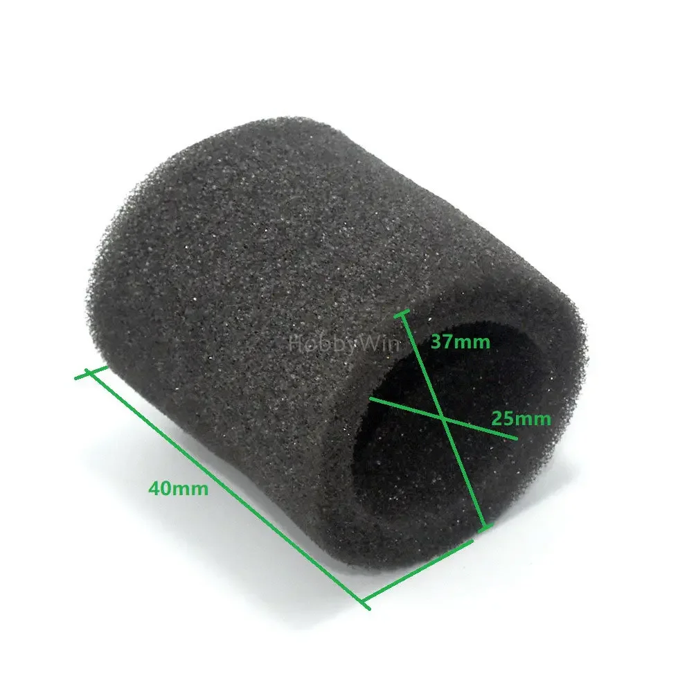 Air Filter Sponge 1/8 Scale Nitro RC Car Engine Parts 2pcs