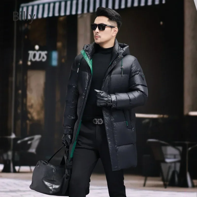 Long Down Jacket Man Designer Clothes Men Duck Down Padding 2024 Warm Winter Men Down Jacket Coats for Men Casual Man Sack