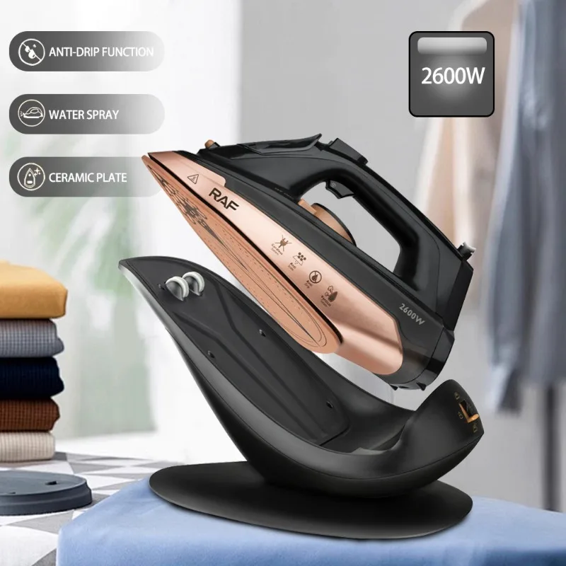 110V Electric Steam Iron For Clothes 2600W Cordless Steamer Garment Steamer Portable Handhold Iron For Clothes Strong Steam