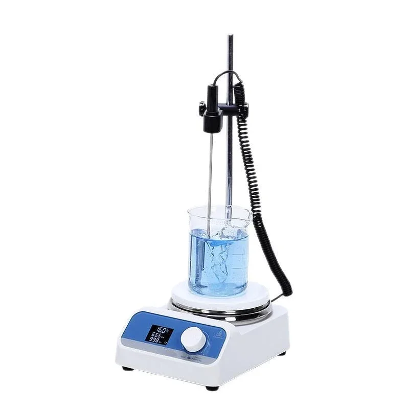 Hot SalesMini Magnetic Heating Mixer Plating Solution Digital Display Stirring Speed Regulation Electrical Stirer Machine