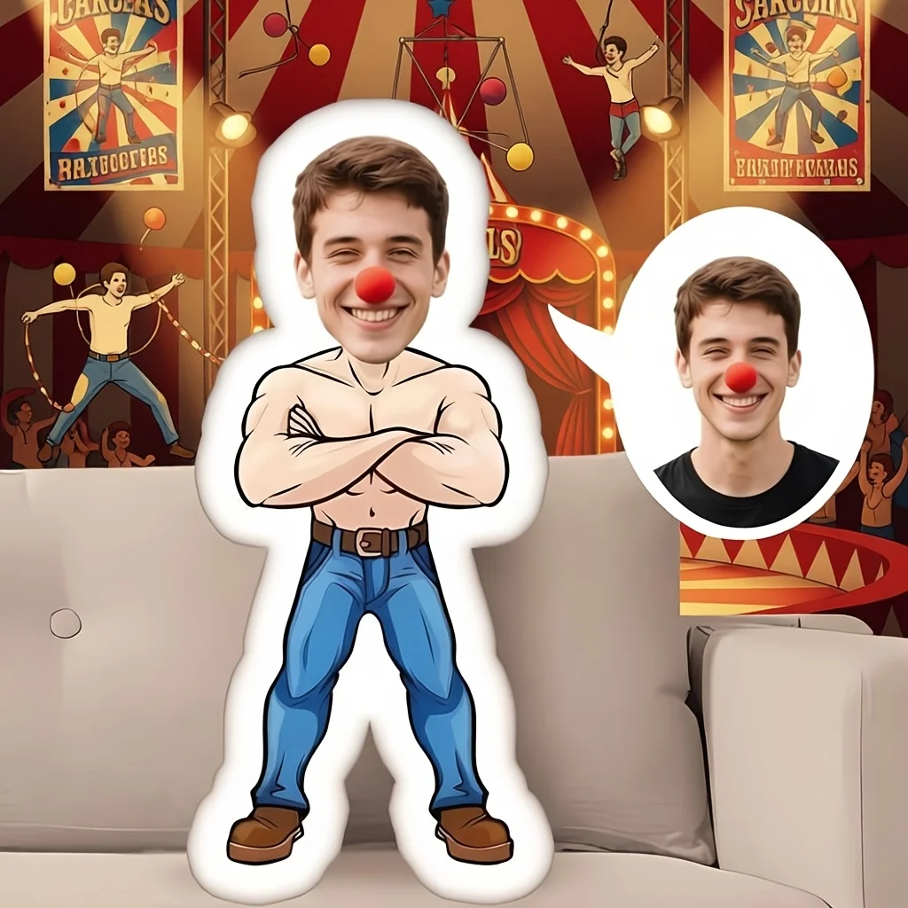 Send Us Your Favorite Photo to Customize 1pc Photo Pillow, Full-Body Portrait Art Pillow, Or Couple Photo Pillow. Suitable for B