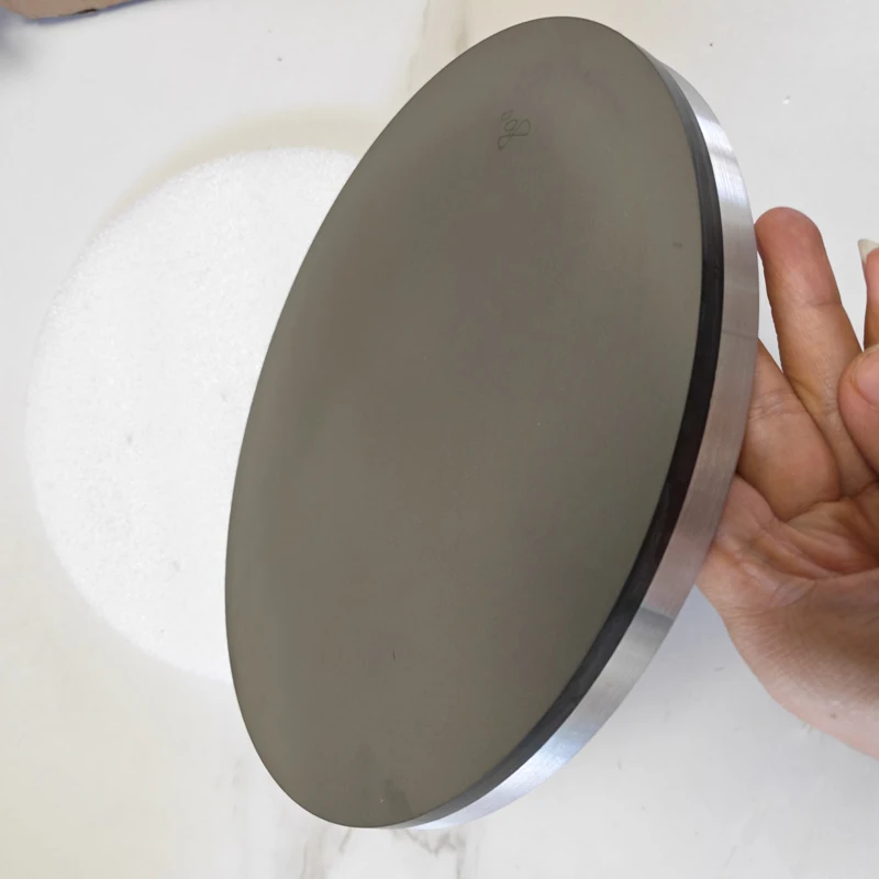 250mm 10" Zoll Diamant-Schleifscheibe ohne Mittelloch, Polier- und Schleifplatte für Scheren- und Messerschärfen – Detail 4