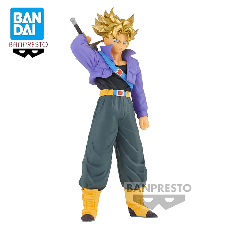 

Genuine Original BANPRESTO BLOOD OF SAIYANS Super Saiyan 2 Trunks Dragon Ball Z Action Anime Figure Collectible Model Dolls Gift